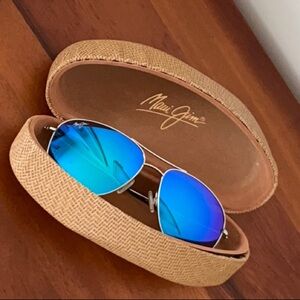 Maui Jim Polarized Cliffhouse, silver shinyblue mirror polar
